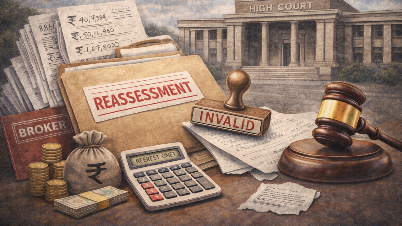 No Direct Link, No Reopening: High Court Quashes Income Tax Reassessment Based on Broker’s Loose Papers