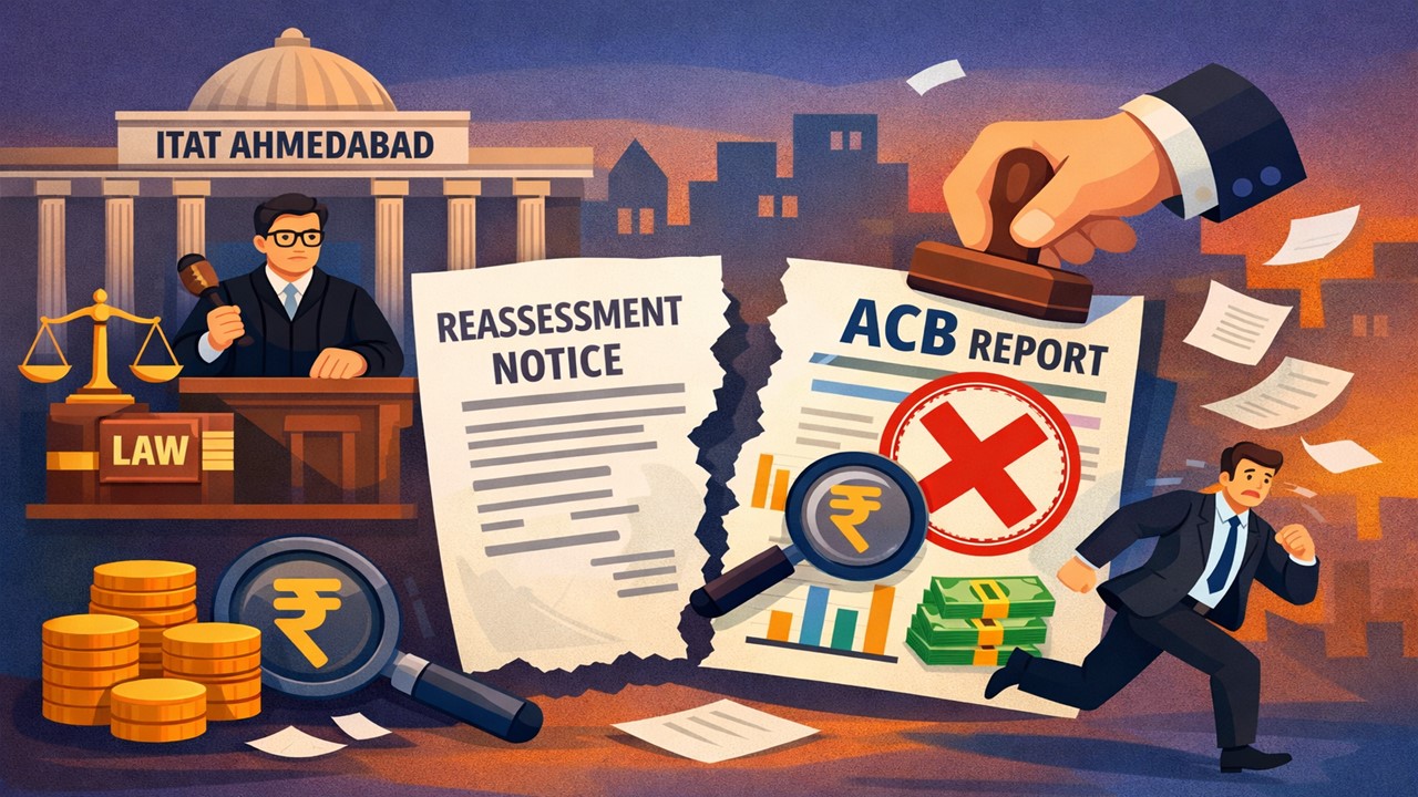ITAT Ahmedabad Quashes Reassessment Based on Borrowed Satisfaction from ACB Report