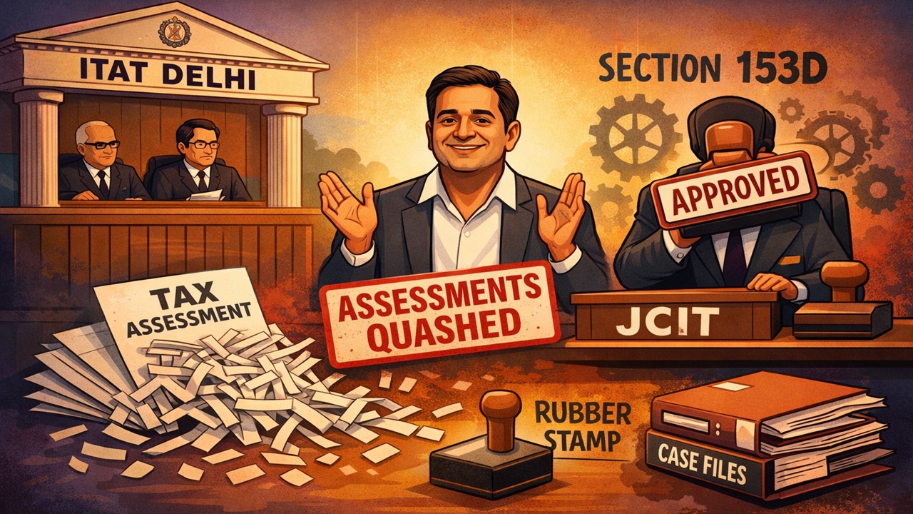 ITAT Delhi Quashes Assessments Due to JCIT's Mechanical Approval Under Section 153D