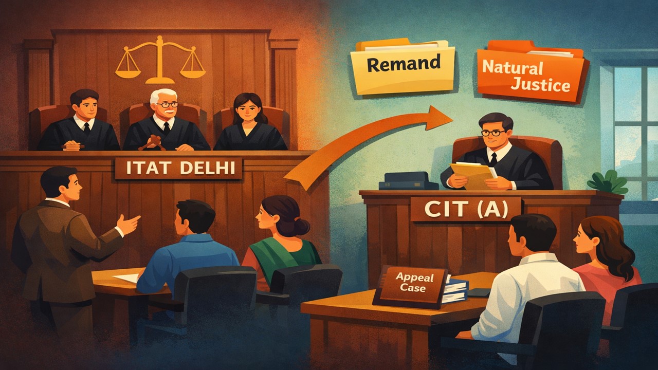 ITAT Delhi Remands Matter to CIT(A) for Fresh Hearing Citing Natural Justice