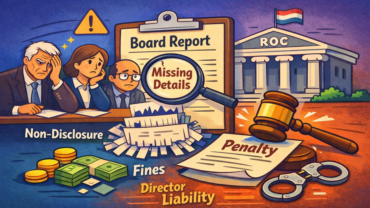 ROC Imposes Penalty on Company's Directors Over Non-Disclosure of Mandatory Details in Board's Report