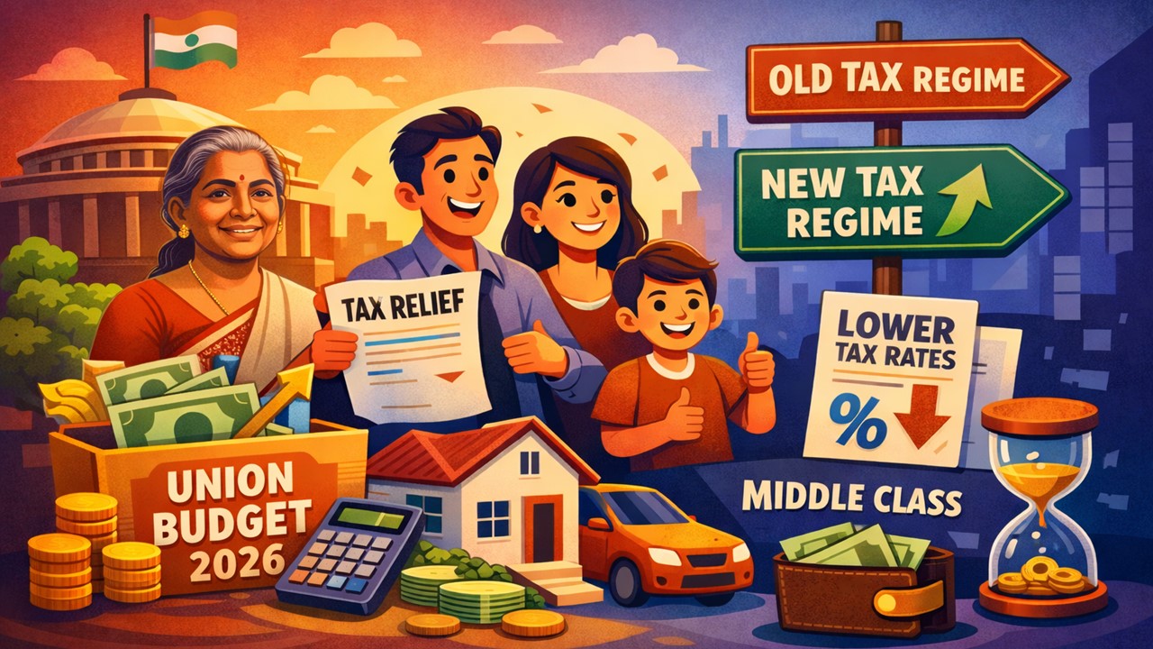 Union Budget 2026: Middle-Class Tax Relief May Continue as New Tax Regime Gains Ground