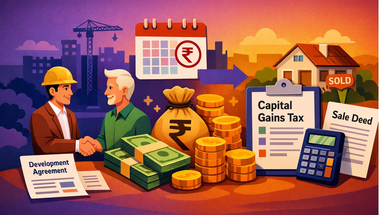 Capital Gains Taxable in Year of Development Agreement Execution, Not Sale Deed: ITAT