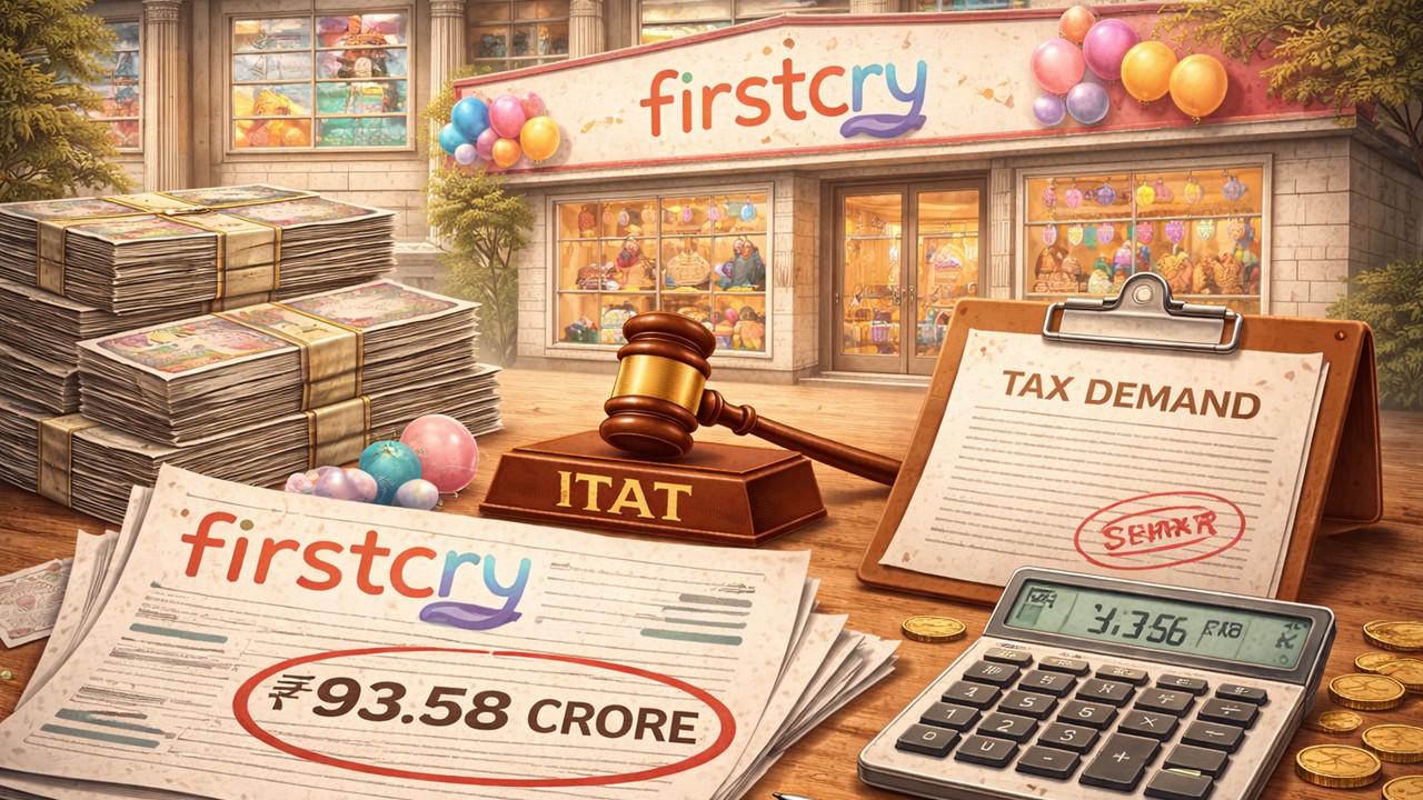Income Tax Adds Rs 93.58 Crore to FirstCry's Income; Rs. 31.36 Crore Tax Demand Raised