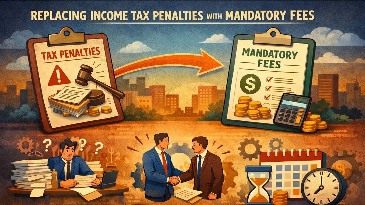 Govt. Proposes to Shift Certain Penalties into Mandatory Fees Under Income Tax Law from AY 2026-27