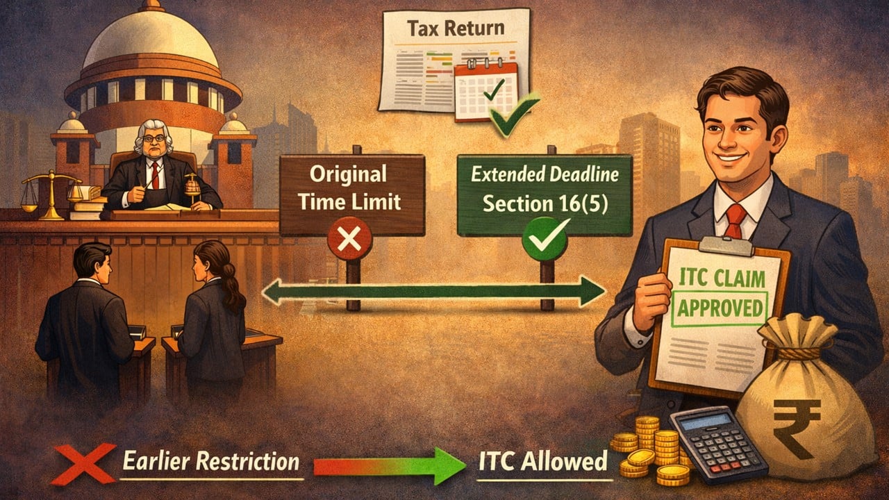 HC Upholds Taxpayer’s Right to Avail ITC; Holds Extended Deadline Overrides Earlier GST Time Limit