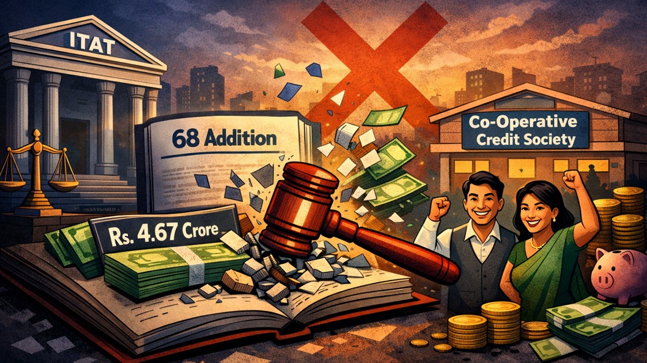 ITAT Deletes Rs. 4.67 Crore Section 68 Addition Against Cooperative Credit Society