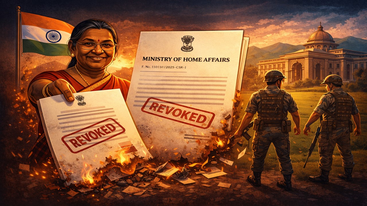 President’s rule revoked in Manipur: Ministry of Home Affairs issues notification