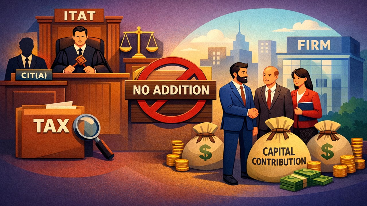 No Addition Can be Made Against Firm for Capital Contributed by Partners: ITAT Upholds CIT(A)'s Ruling