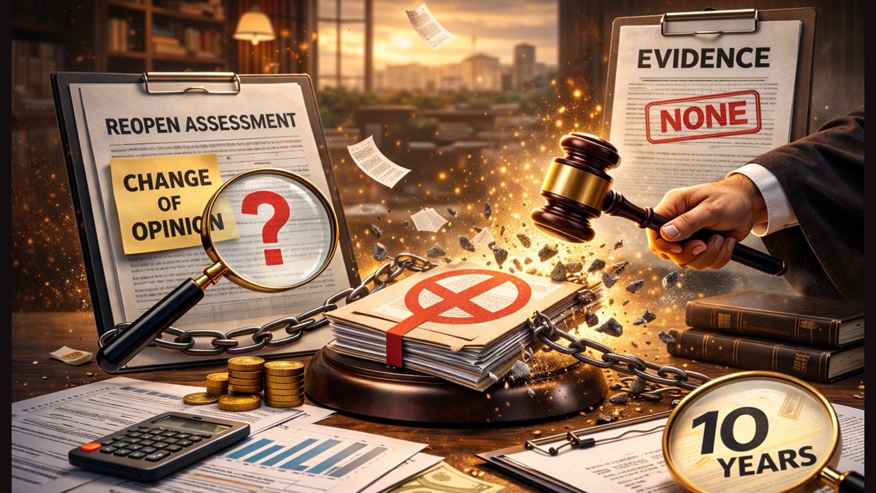 Tax Authorities Can't Reopen Assessments Based on Change of Opinion Without New Tangible Evidence