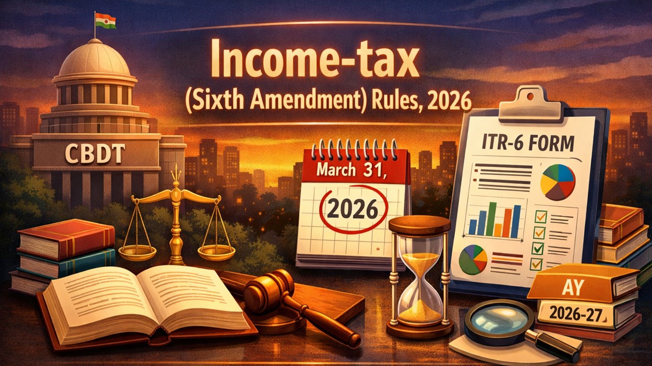 CBDT Notifies ITR Forms for AY 2026-27 [Read Notification]