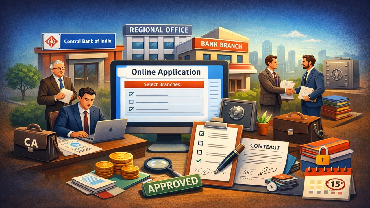 Central Bank of India Invites Applications from CA Firms for Concurrent Audit 2026-27