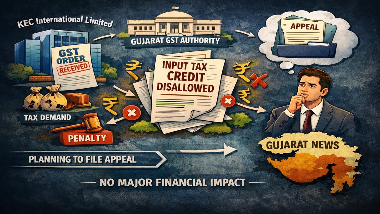 KEC International Faces GST Demand Over ITC Disallowance; Plans to Challenge