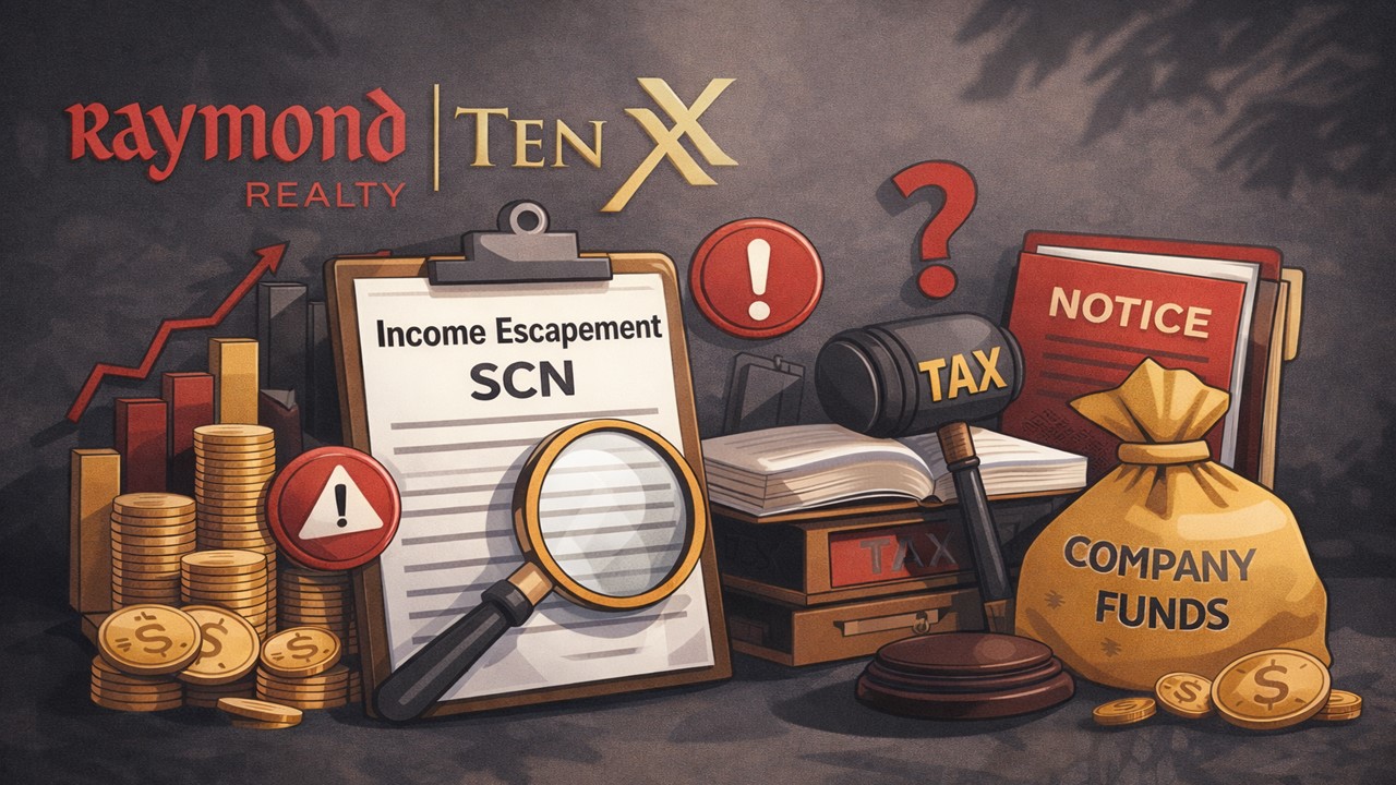 Raymond Reality's Subsidiary Receives SCN Alleging Income Escapement