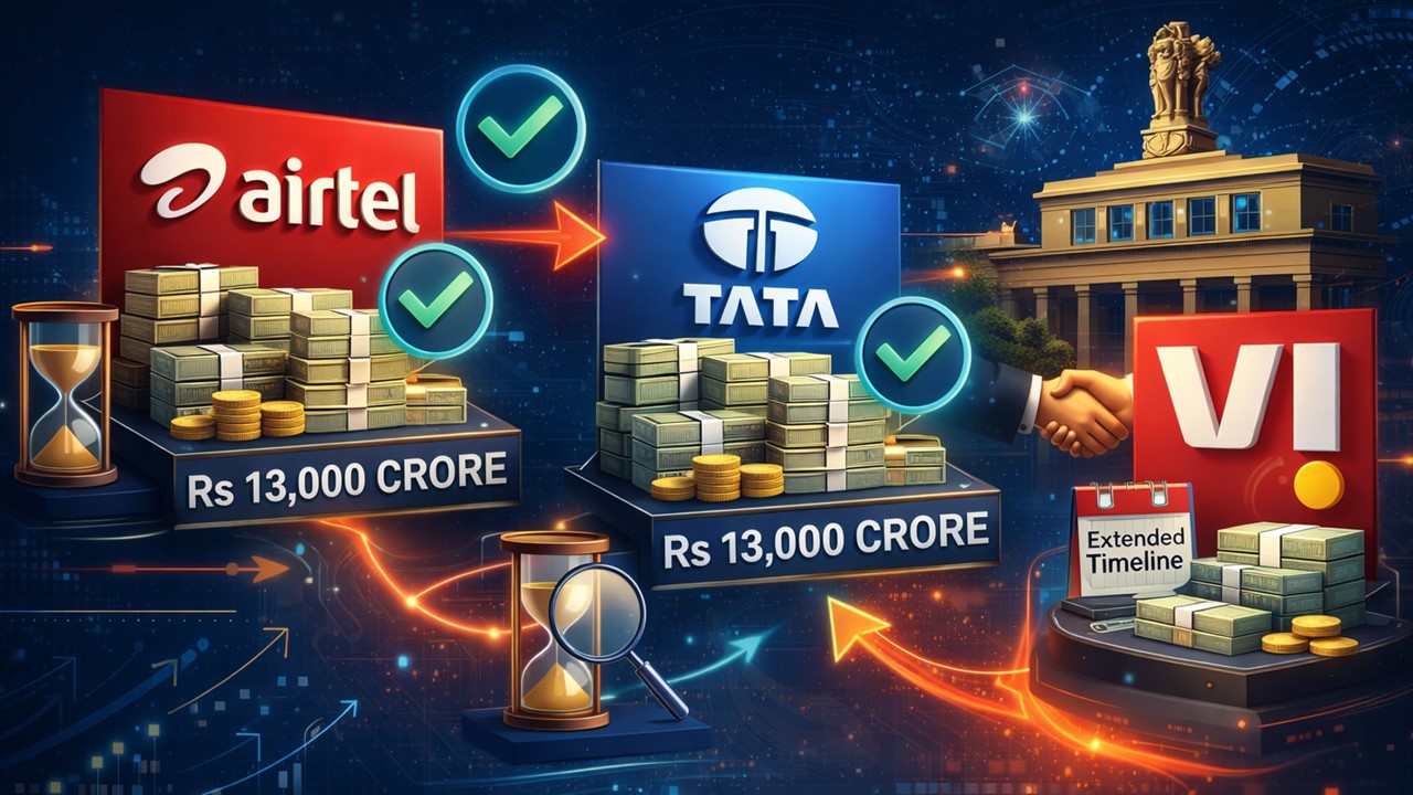 Telecom Giants Airtel and Tata Teleservices Clear Over Rs 13,000 Crore in AGR Dues Ahead of Deadline