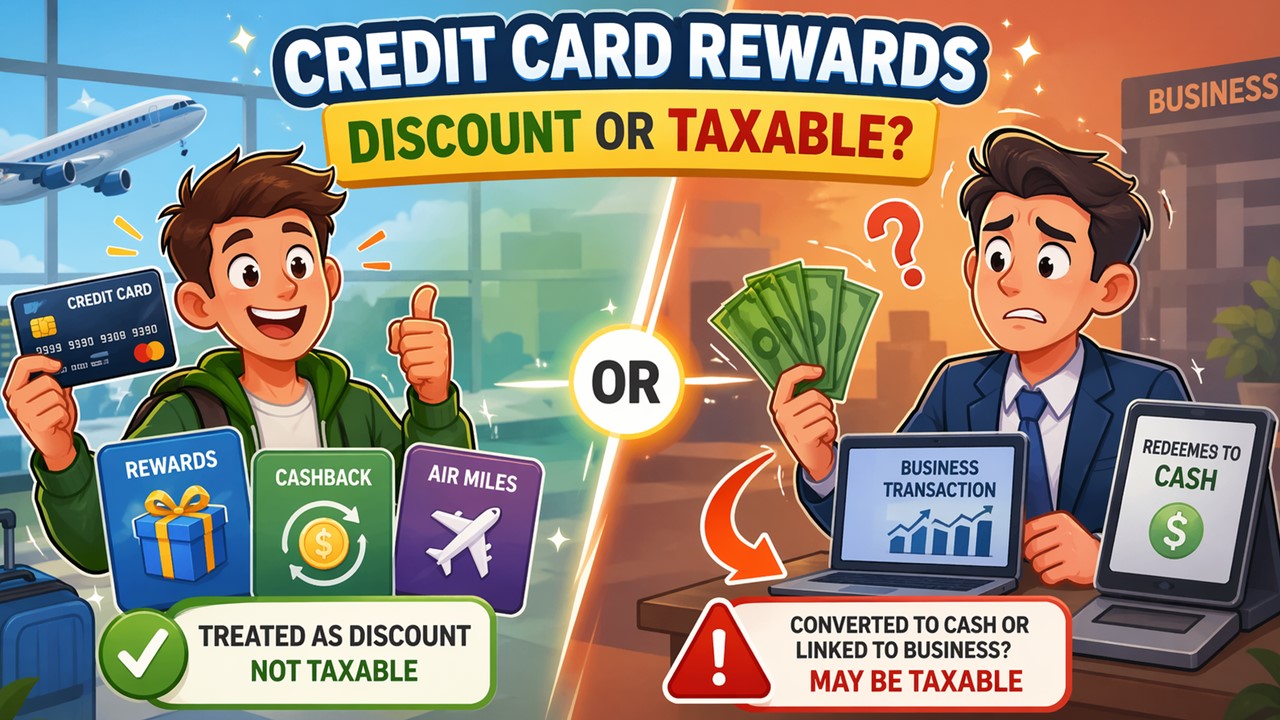 Are credit rewards, cashback, and Air miles taxable in India?