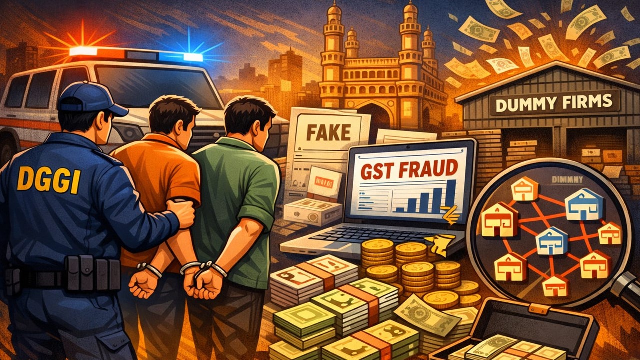 DGGI Big Action: GST Fraud of Rs 273 Crore Exposed in Hyderabad, 2 People Arrested