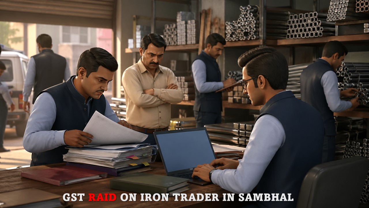 GST Department Raids Iron Trader's Premises in Sambhal Over Billing Irregularities