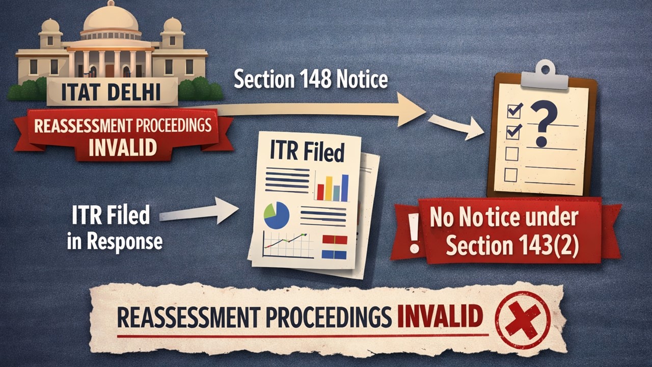 Reassessment Proceedings Are Invalid Without Section 143(2) Notice, Says ITAT