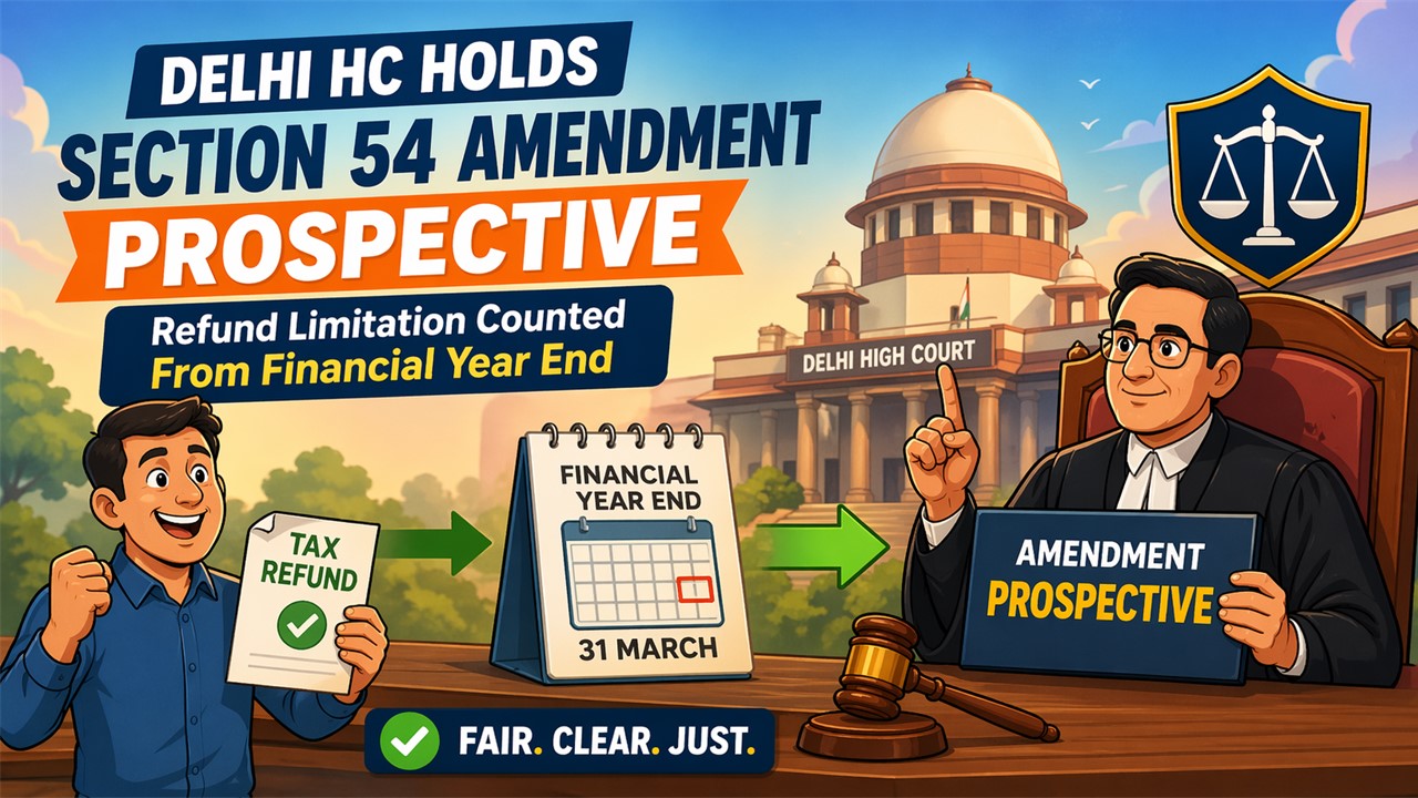 HC: ITC Refund Limitation Runs from Financial Year End