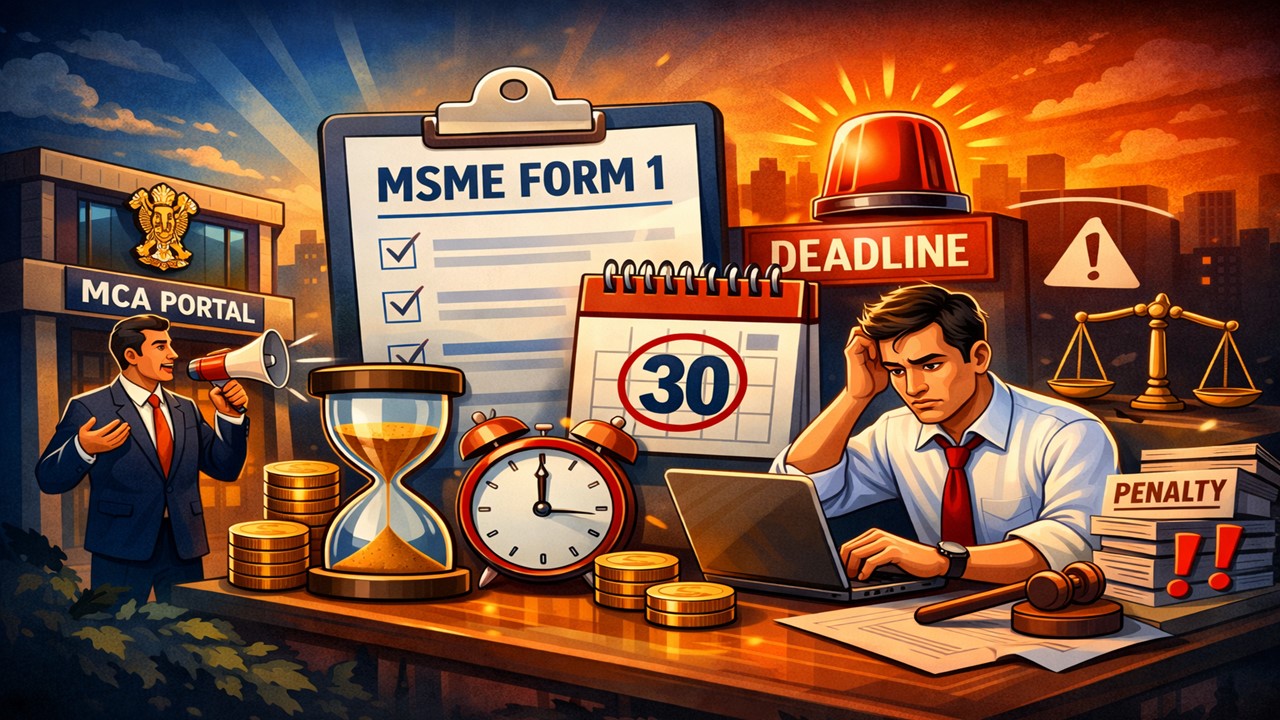 MCA Portal Update: File MSME Form 1 by April 30 to Avoid Penalties