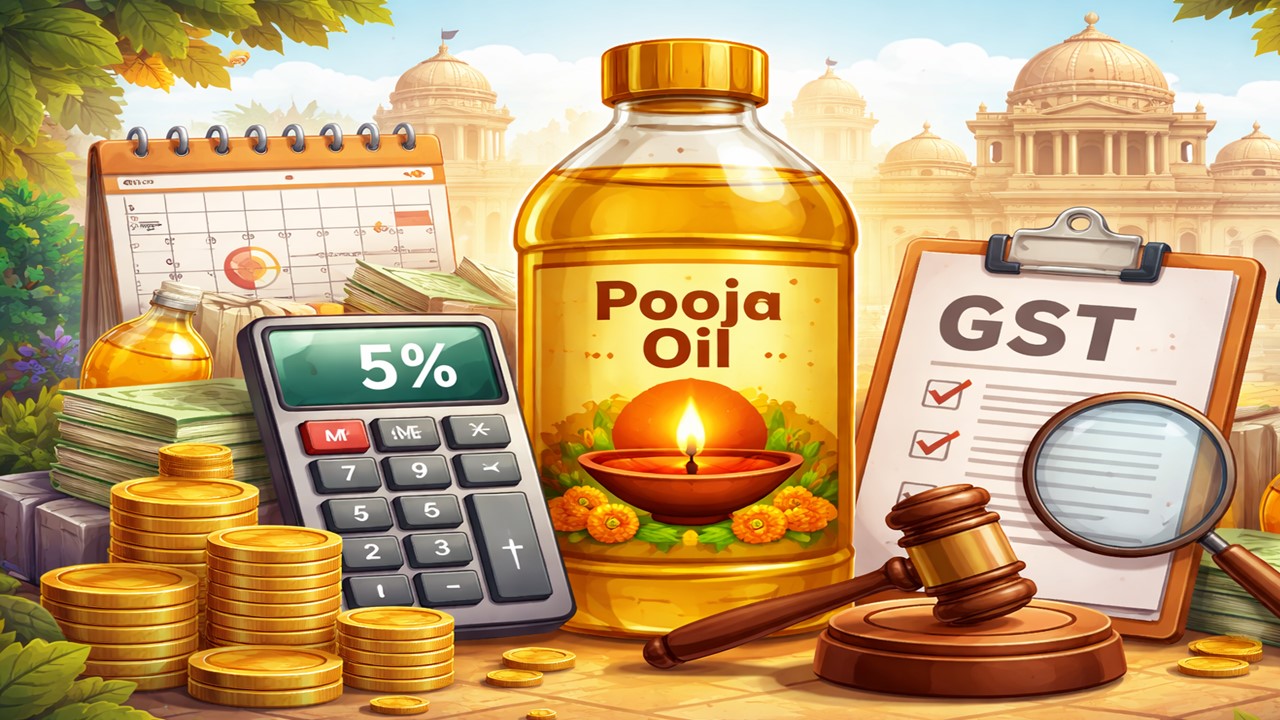 GST Rate on "Pooja Oil": Maharashtra Authority for Advance Ruling Clarifies 5% GST