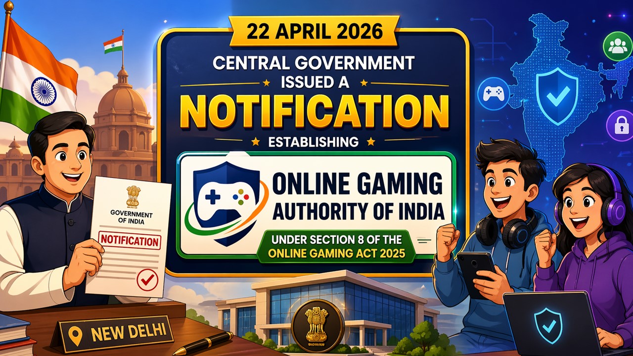 Govt Constitutes a New Online Gaming Authority of India; Check List of Members Included