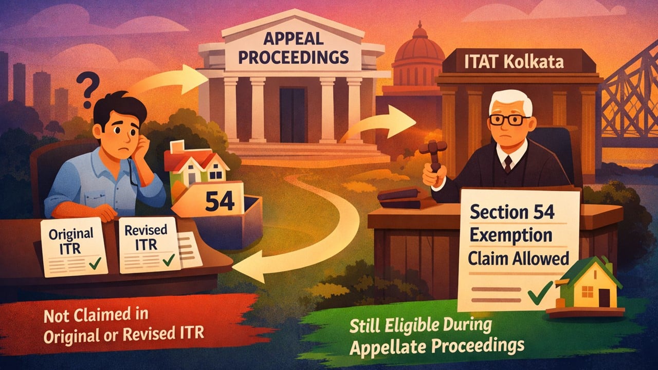 Missed Section 54 in Initial ITR? ITAT Says You Can Still Claim It During Appellate Proceedings