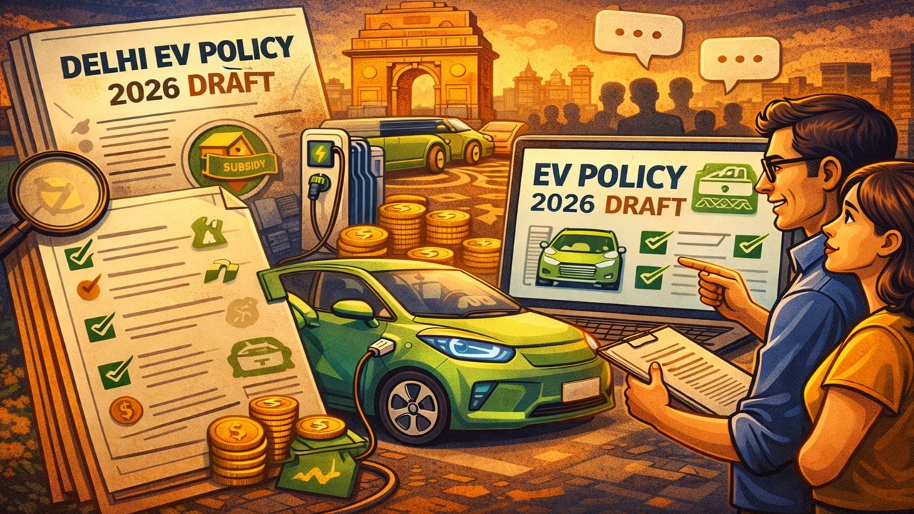 Delhi Govt proposes zero road tax and registration fees on all EV's priced upto Rs 30L