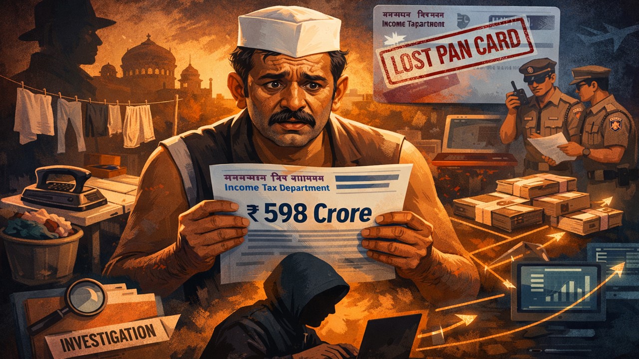 Ajmer's Washerman Receives Rs 598 Crore Income Tax Notice, Case of Fake Transaction Using a Lost PAN Card