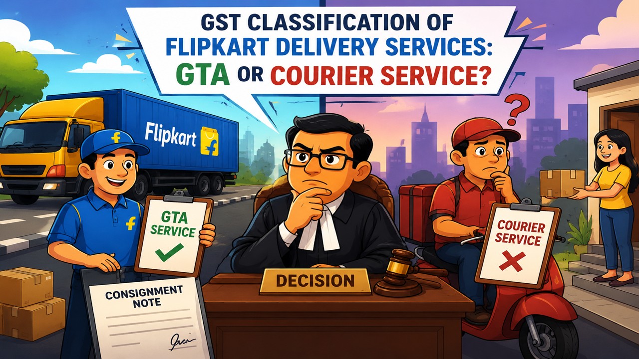 GST Classification of Flipkart Delivery Services: GTA or Courier Service