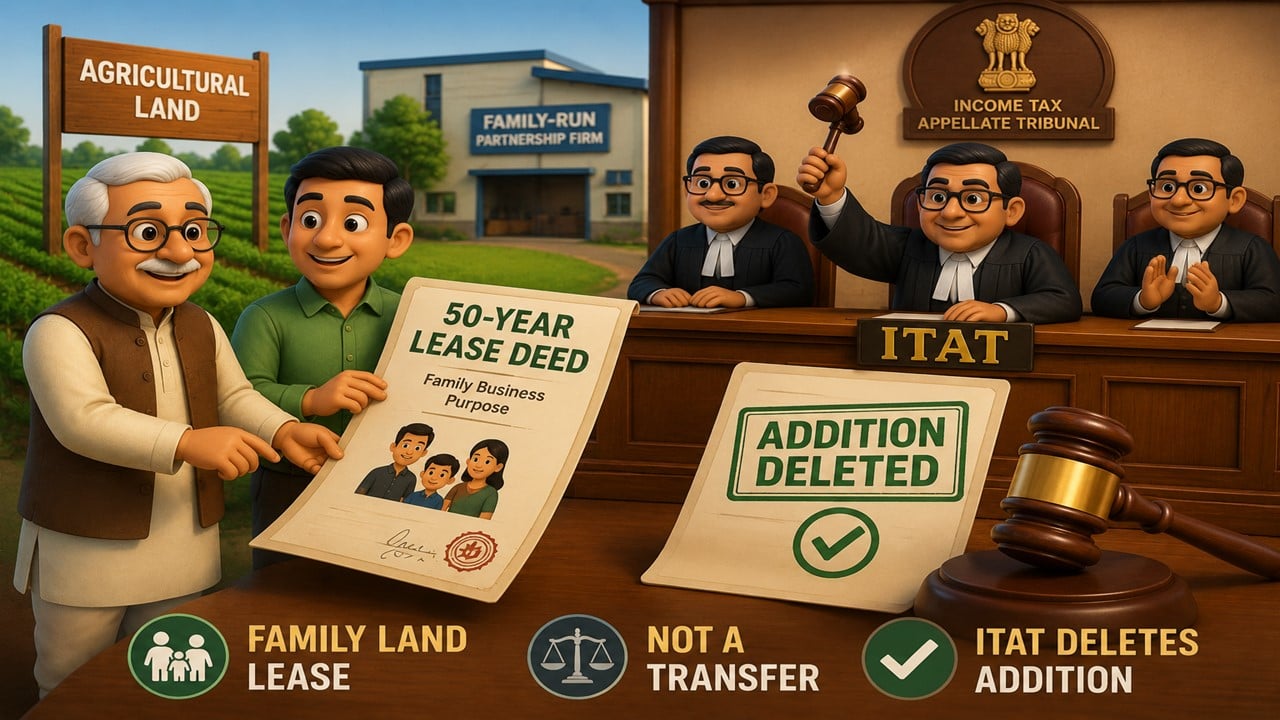 ITAT Deletes Capital Gains Addition on 50-Year Family Land Lease