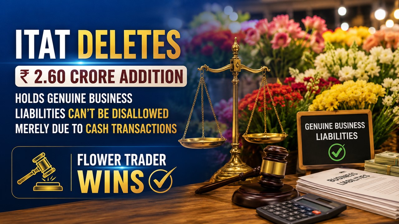 ITAT Deletes Rs 2.60 Crore Addition, Holds Genuine Business Liabilities Can't Be Disallowed Merely Due to Cash Transactions