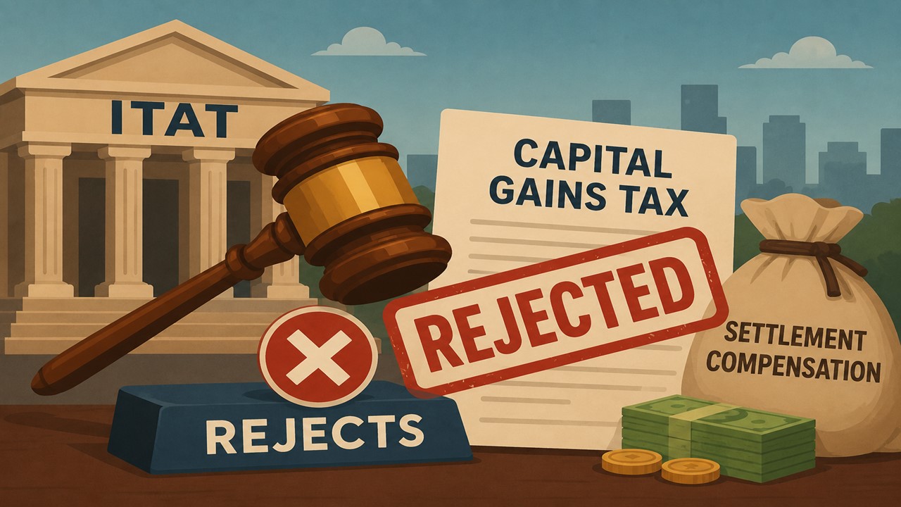ITAT Rejects Capital Gains Tax on Settlement Compensation Received
