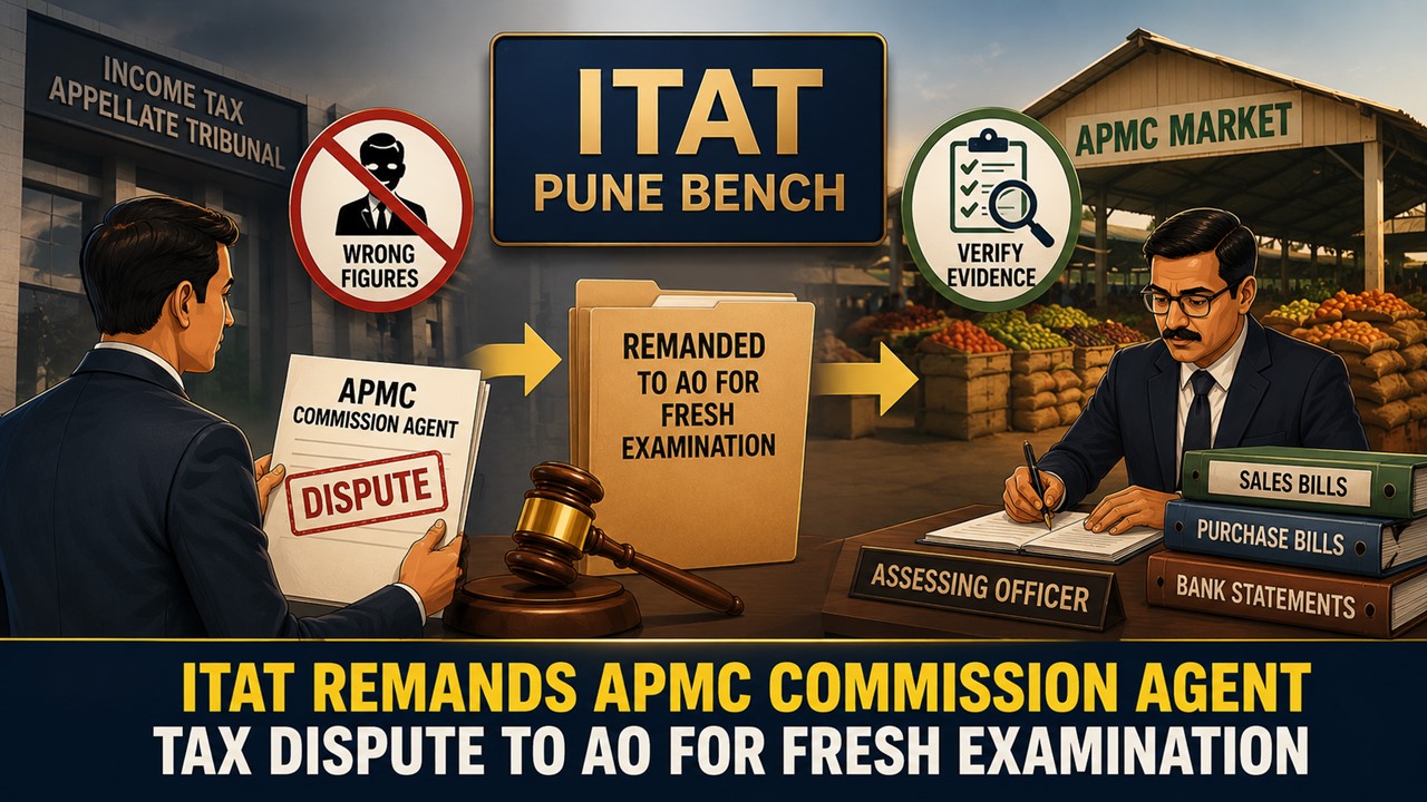 ITAT Remands APMC Commission Agent Tax Dispute to AO for Fresh Examination