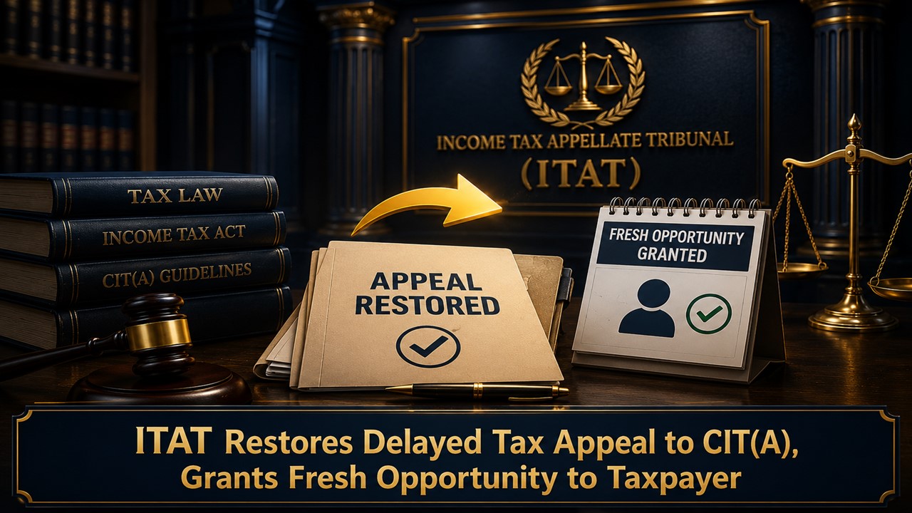 ITAT Restores Delayed Tax Appeal to CIT(A), Grants Fresh Opportunity to Taxpayer
