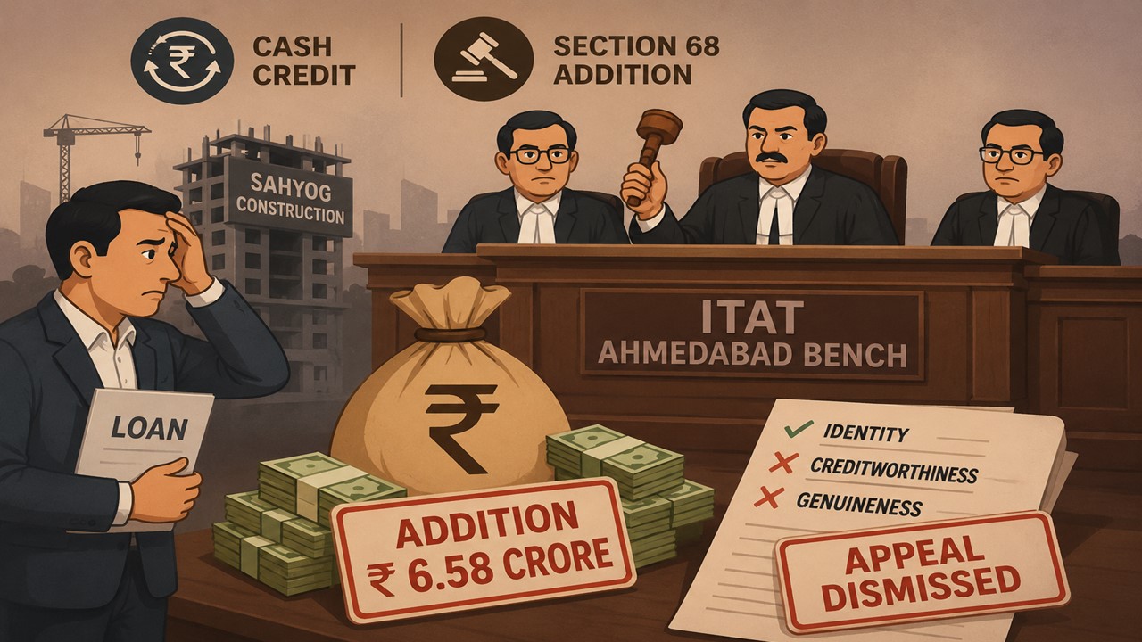 ITAT Upholds Rs 6.58 Crore Addition Under Section 68 for Failure to Prove Loan Creditworthiness