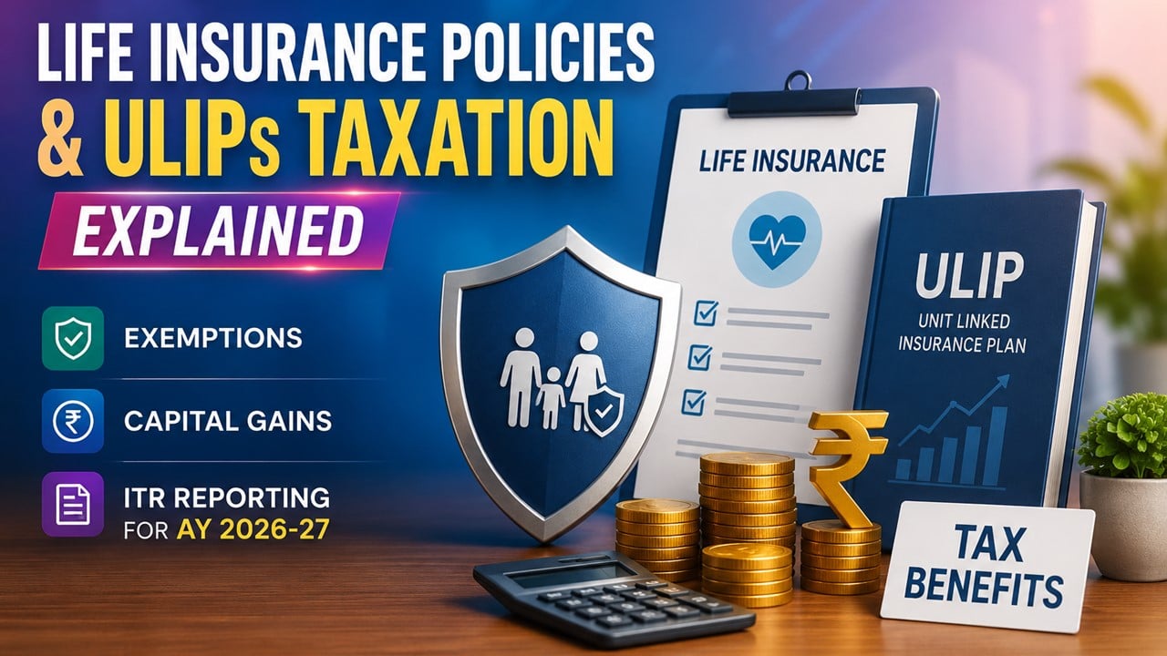 Got Money from a Life Insurance Policy or ULIP? Here's How It Is Taxed and Reported in Your ITR