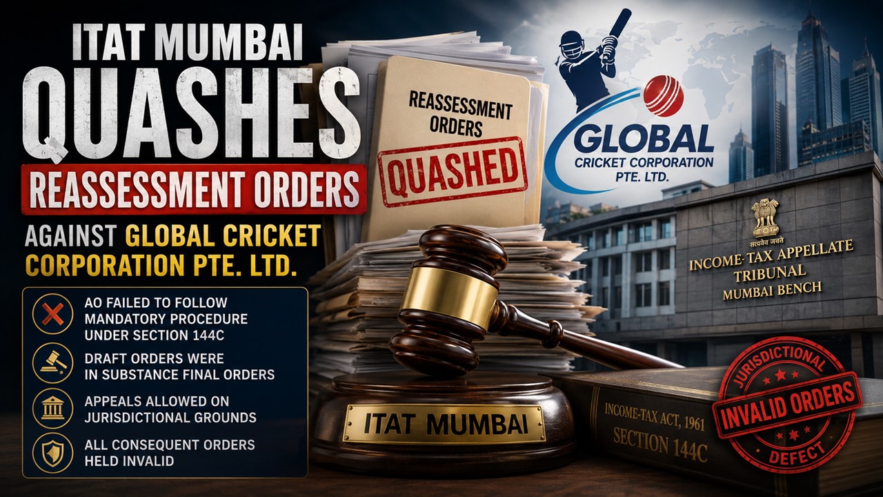ITAT Quashes Reassessment Over Missing Section 143(2) Notice and Draft Order Defect