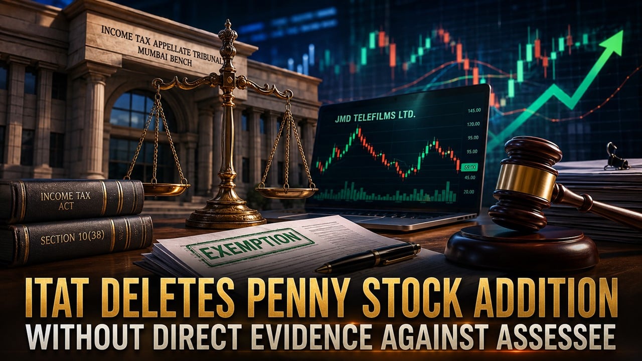 ITAT Deletes Penny Stock Addition Without Direct Evidence Against Assessee