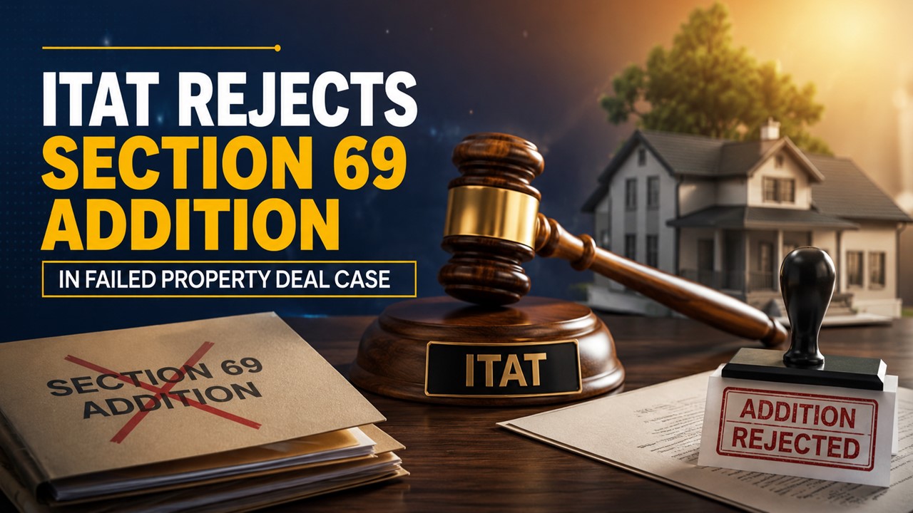 ITAT Rejects Section 69 Addition in Failed Property Deal Case