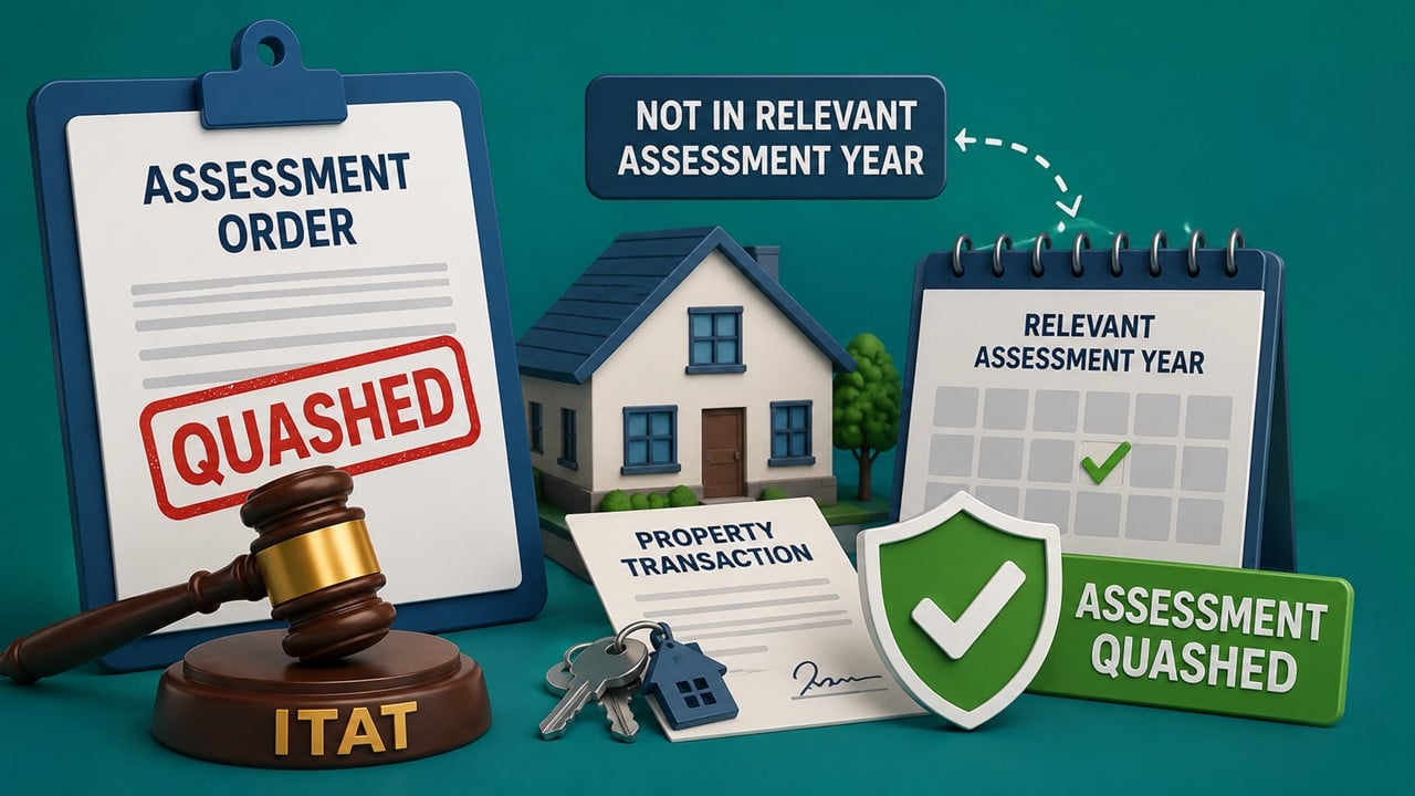 ITAT Quashes Assessment After Holding Property Transaction Did Not Belong to Relevant Assessment Year