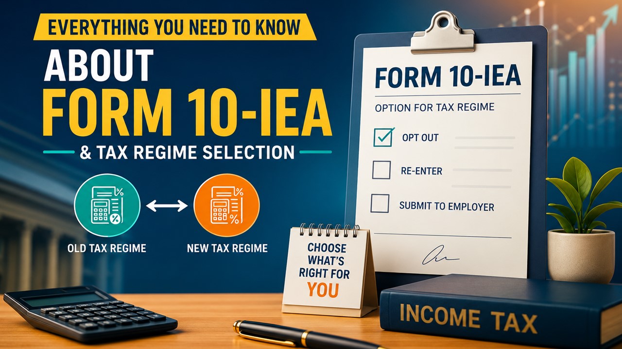 Everything You Need to Know About Form 10-IEA and Tax Regime Selection