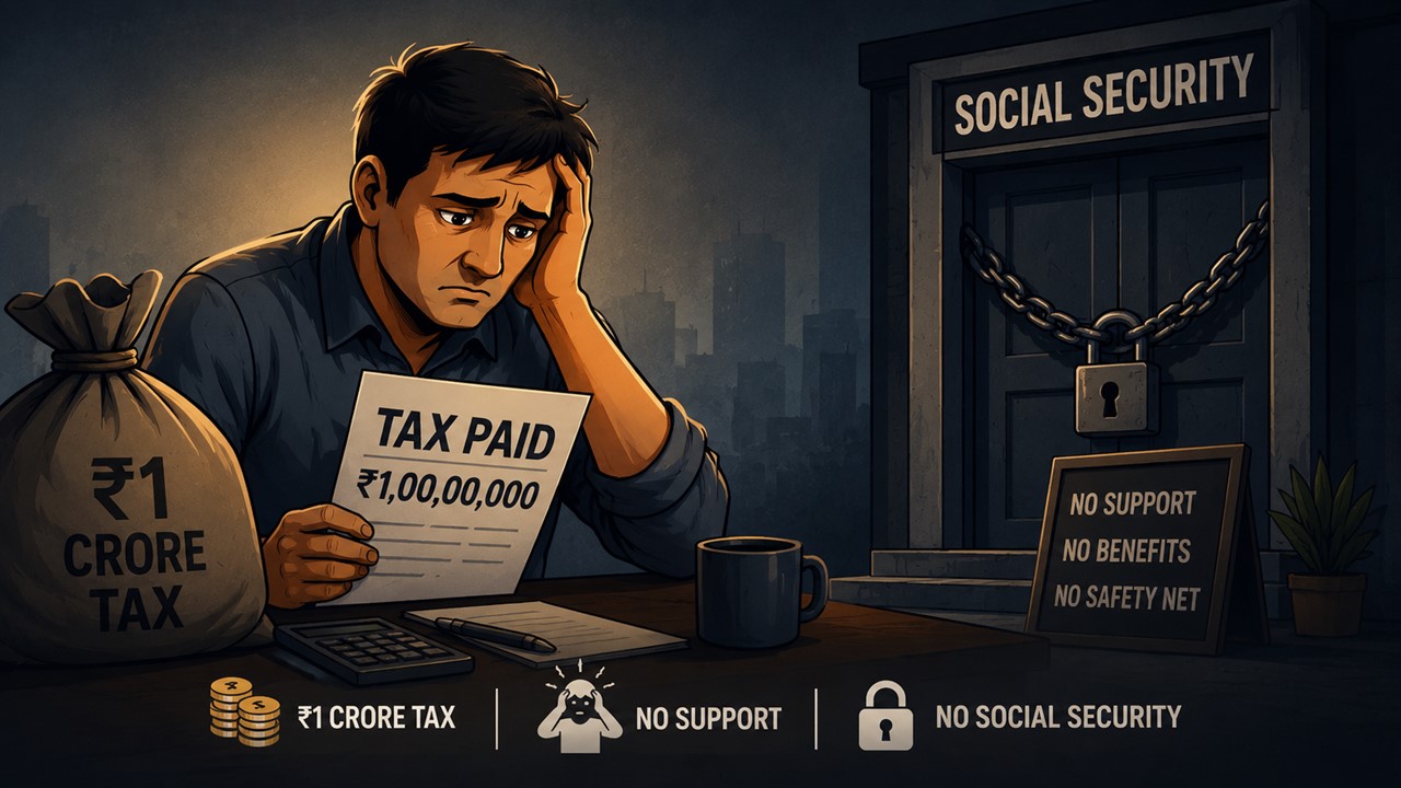 Professional’s Viral Post on Rs 1 Crore Tax Sparks Debate on India’s Social Security
