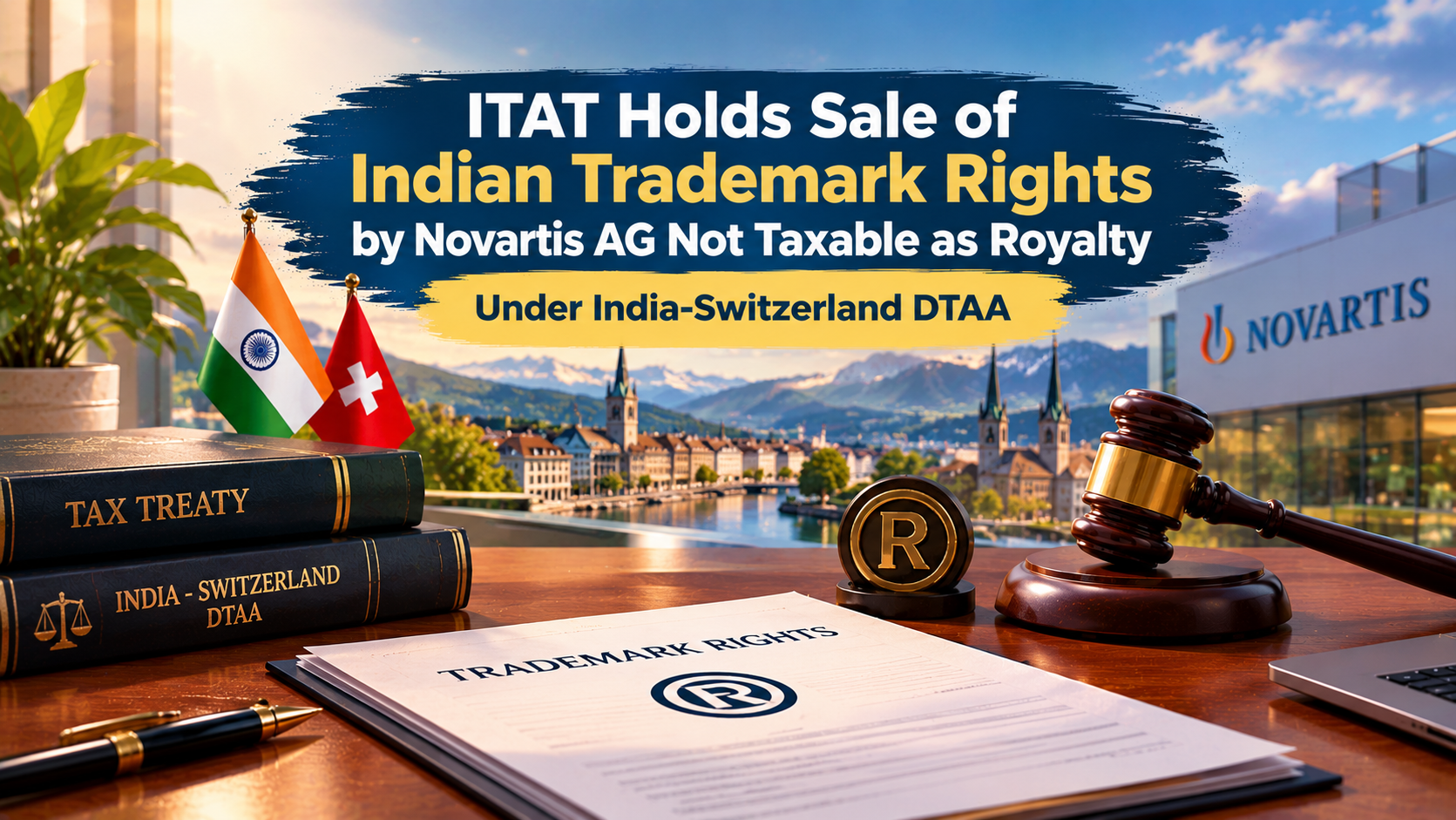 ITAT Holds Sale of Indian Trademark Rights by Novartis AG Not Taxable as Royalty Under India-Switzerland DTAA